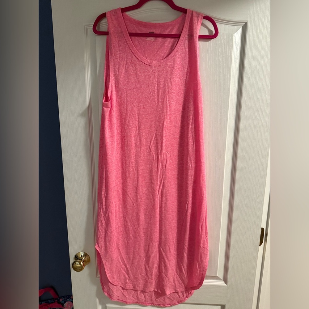 NWOT Aerie Linen Coverup Midi Dress Medium